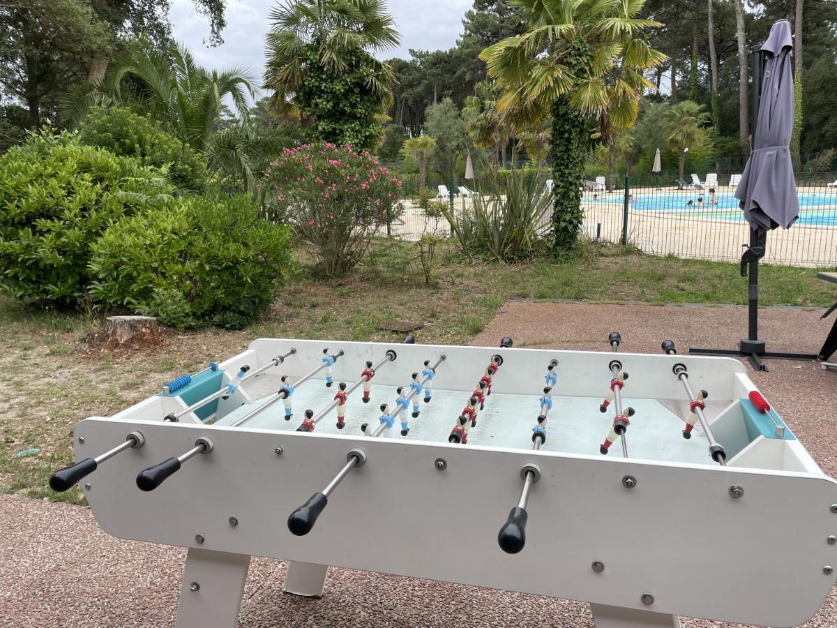 Chalet Paisible A La Plage, Piscine Et Tennis Ondres Exteriör bild
