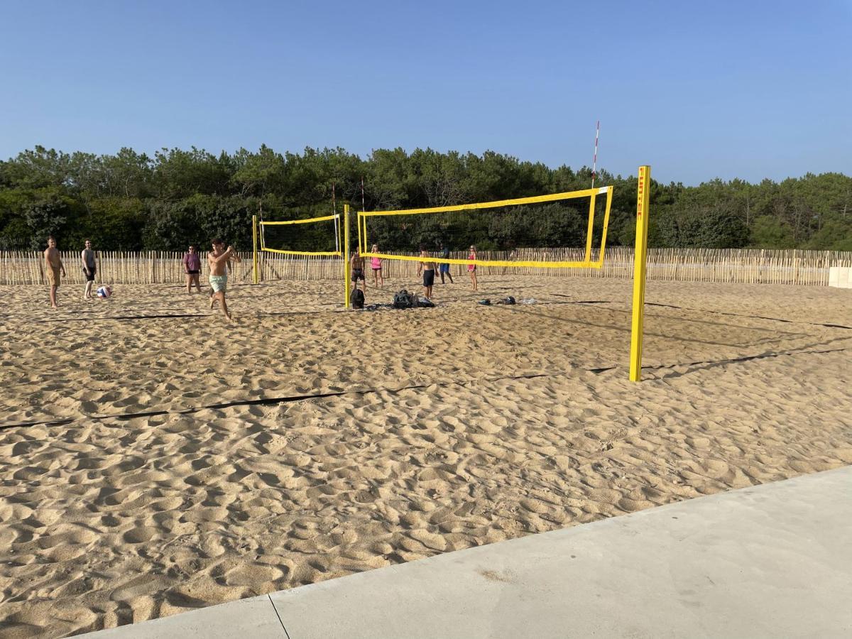 Chalet Paisible A La Plage, Piscine Et Tennis Ondres Exteriör bild