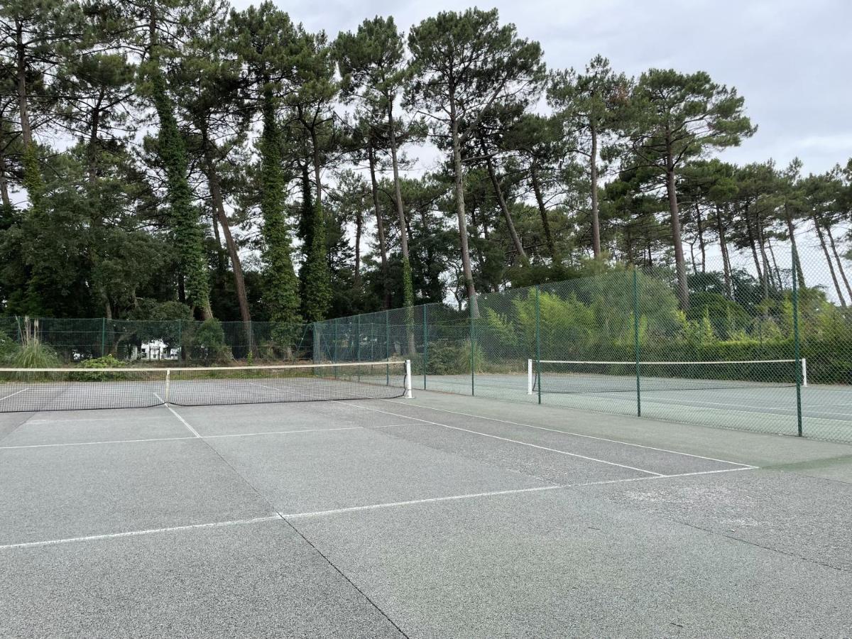 Chalet Paisible A La Plage, Piscine Et Tennis Ondres Exteriör bild