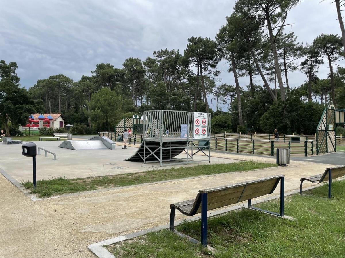 Chalet Paisible A La Plage, Piscine Et Tennis Ondres Exteriör bild
