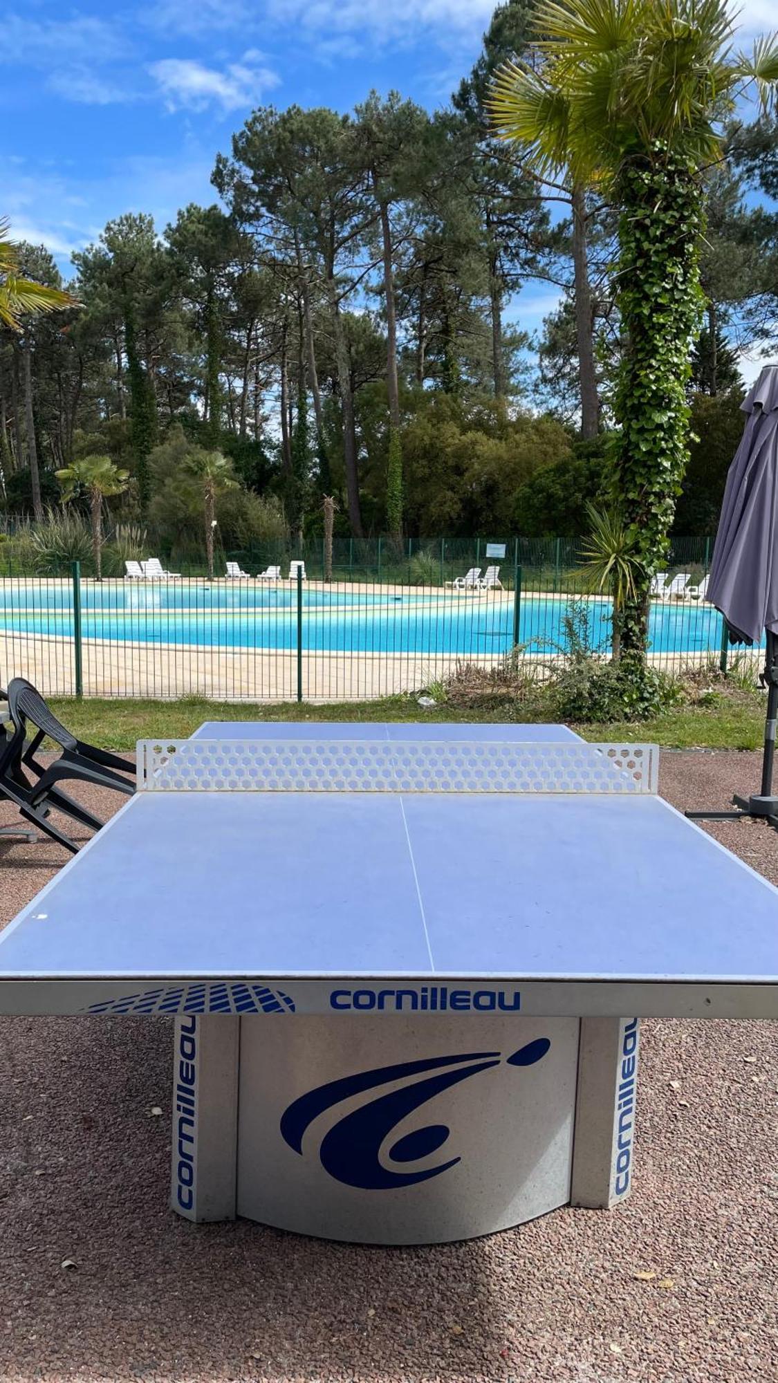 Chalet Paisible A La Plage, Piscine Et Tennis Ondres Exteriör bild